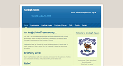 Desktop Screenshot of cranleighmasons.org.uk